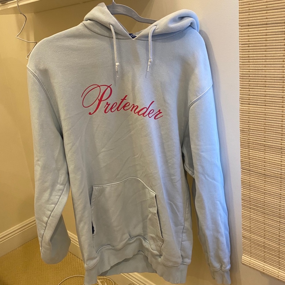 Blue “Pretender hoodie” brand: Divided